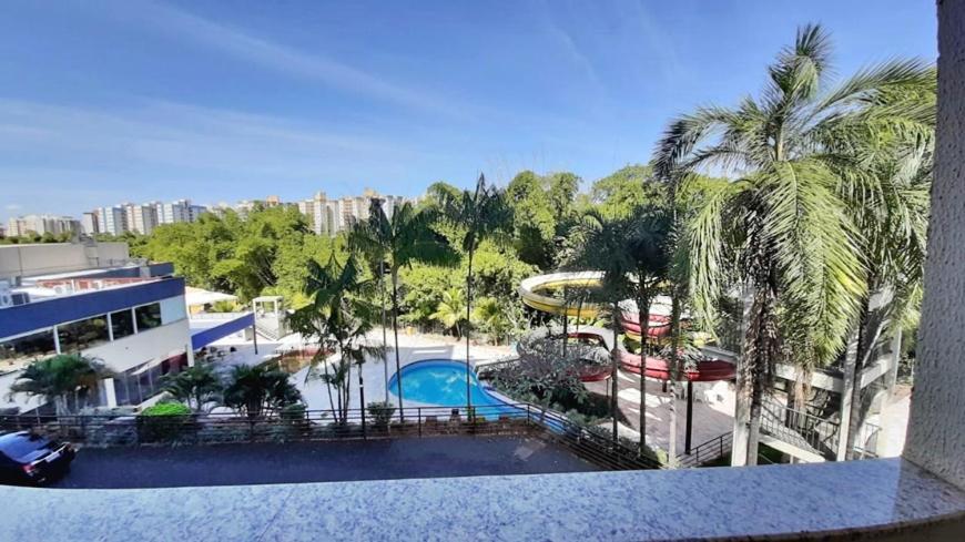 Flat Golden Dolphin Grand Hotel - Quarto E Sala Com Roupa De Cama E Banho - Piscinas 24H Caldas Novas Eksteriør bilde